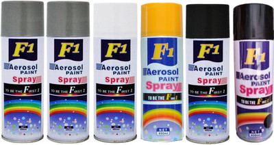

F1 Multicolor Spray Paint 450 ml(Pack of 6)
