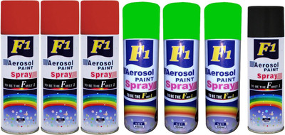 

F1 Multicolor Spray Paint 450 ml(Pack of 7)