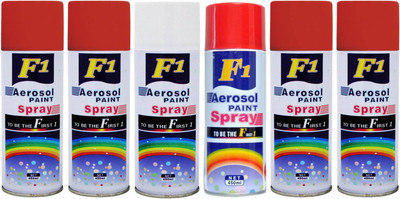 

F1 Multicolor Spray Paint 450 ml(Pack of 6)