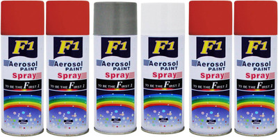 

F1 Multicolor Spray Paint 450 ml(Pack of 6)