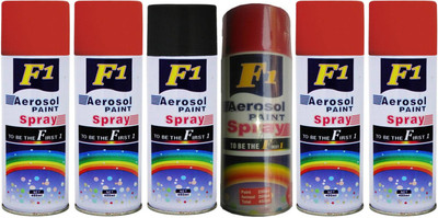 

F1 Multicolor Spray Paint 450 ml(Pack of 6)