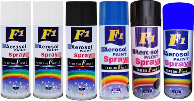 

F1 Multicolor Spray Paint 450 ml(Pack of 6)