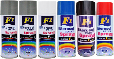 

F1 Multicolor Spray Paint 450 ml(Pack of 6)