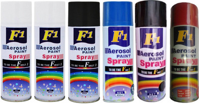 

F1 Multicolor Spray Paint 450 ml(Pack of 6)
