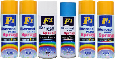 

F1 Multicolor Spray Paint 450 ml(Pack of 6)