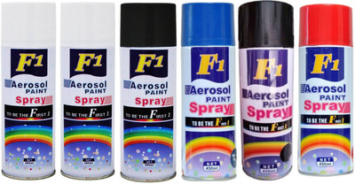 

F1 Multicolor Spray Paint 450 ml(Pack of 6)