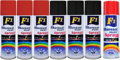 

F1 Multicolor Spray Paint 450 ml(Pack of 7)