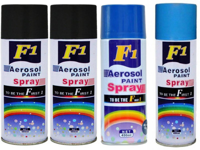 

F1 Multicolor Spray Paint 450 ml(Pack of 4)