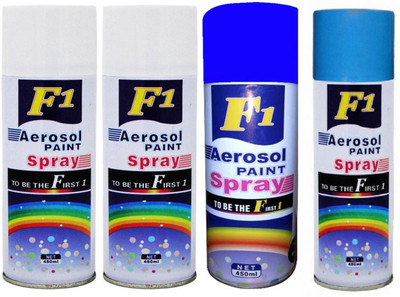 

F1 Multicolor Spray Paint 450 ml(Pack of 4)
