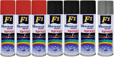 

F1 Multicolor Spray Paint 450 ml(Pack of 7)