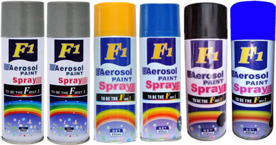 

F1 Multicolor Spray Paint 450 ml(Pack of 6)