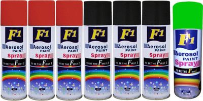 

F1 Multicolor Spray Paint 450 ml(Pack of 7)