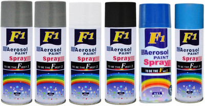 

F1 Multicolor Spray Paint 450 ml(Pack of 6)