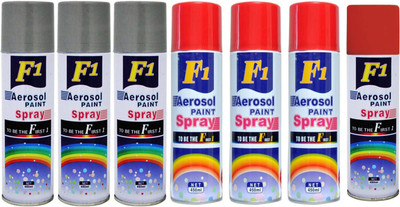 

F1 Multicolor Spray Paint 450 ml(Pack of 7)