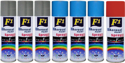 

F1 Multicolor Spray Paint 450 ml(Pack of 7)