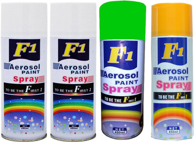 

F1 Multicolor Spray Paint 450 ml(Pack of 4)
