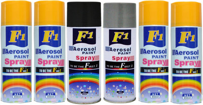 

F1 Multicolor Spray Paint 450 ml(Pack of 6)