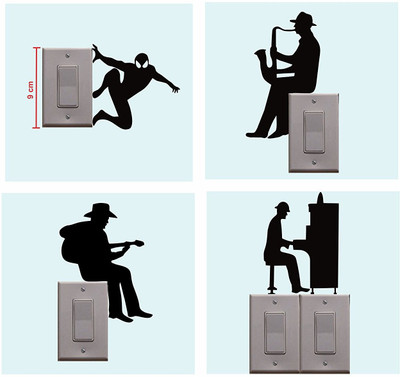 Asmi Collection Small Light Switches Sticker(Pack of 4) available at flipkart for Rs.149