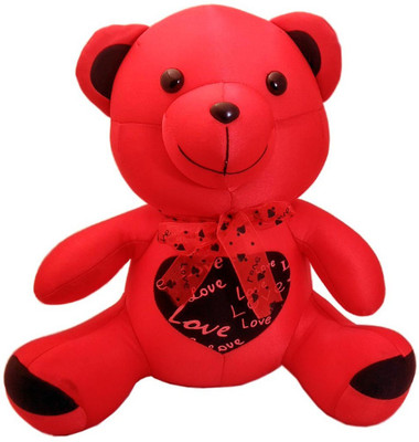 

FlySky SWEET AND CUTE LOVE TEDDY WITH VERY SOFT SPONCH - 30 cm(Multicolor)