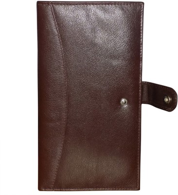 Style 98 Women Brown Genuine Leather Card Holder(8 Card Slots)