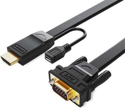 

Ugreen MM101 HDMI Cable(Compatible with Camera, Computer, TV, Tablet, Black)