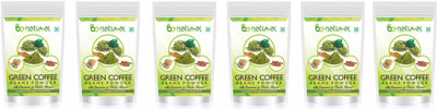

Be Natural Flavored Organic Green Coffee Beans Powder With added Elaichi and Cinnamon for tasty and healthy Drink by Be natural 100gm, Decaffeinated & Unroasted Arabica Coffee beans powder for Weight Management (100 gram(pack of 1))(600 g)