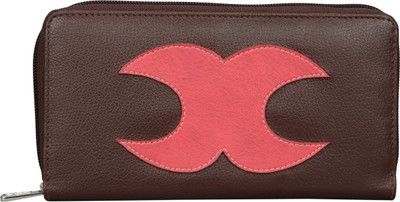 

LEATHERSTILE Women Brown Artificial Leather Wallet(12 Card Slots)