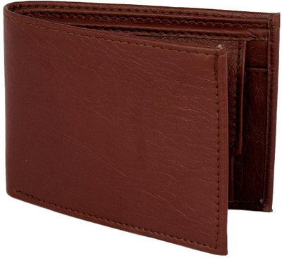 

LURAP Men Maroon Genuine Leather Wallet(5 Card Slots)