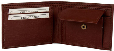 

YTNAB Men Maroon Genuine Leather Wallet(5 Card Slots), New maroon