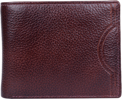 

LEATHERSTILE Men Brown Genuine Leather Wallet(7 Card Slots)