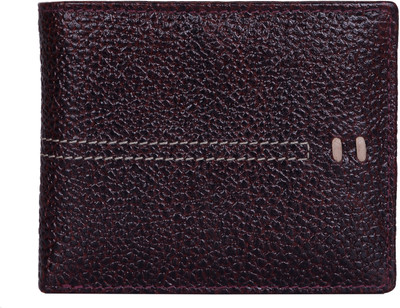 

LEATHERSTILE Men Brown Genuine Leather Wallet(4 Card Slots), Dark brown