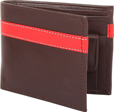 

JUNKET TRIBE Men Tan Artificial Leather Wallet(3 Card Slots), Tan red
