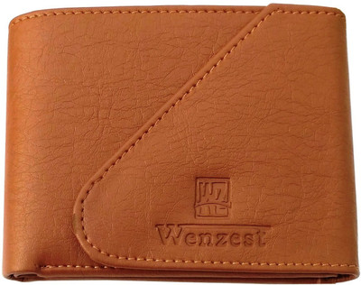 

Wenzest Men Tan Artificial Leather Wallet(3 Card Slots)