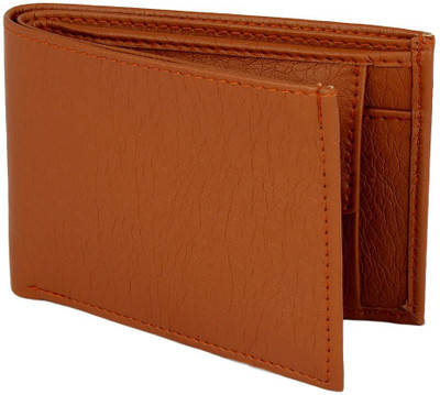 

LURAP Men Brown Genuine Leather Wallet(5 Card Slots)