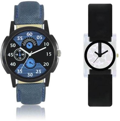 FASHION POOL LOREM & VALENTINE GENTS & LADIES MOST STYLISH & STUNNING ROUND ANALOG DIAL COUPLE COMBO WATCH WITH BLUE BLACK MULTI COLOR DIAL & SQUARE DIAL BLACK WATERMARK DIAL GRAPHICS WATCH HAVING BLUE TRENDY & DESIGNER LEATHER BELT & RED RUBBER BELT WATCH FOR PROFESSIONAL & PARTY WEAR WATCH FOR FES   Watches  (FASHION POOL)