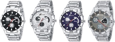 Rich Club Pack Of 4 Casual+Party Wear+ Formal+Sports Exclusive Combo Watch  - For Men   Watches  (Rich Club)