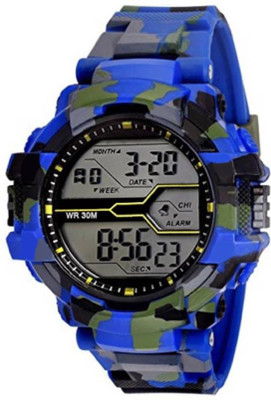 

DP COLLECTION DpColl-1014 Blue Chronograph Digital Series Watch - For Boys
