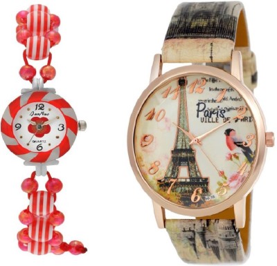 lavishable paris eiffel tower leather belt Brwon butterfly upcoming style women Watch - For Girls Watch  - For Girls   Watches  (Lavishable)