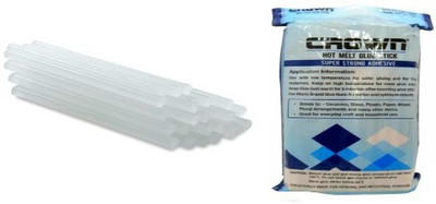 

Glue stick Don't touch hot glue & nozzle area Glue tube(Set of 40, Transparent)