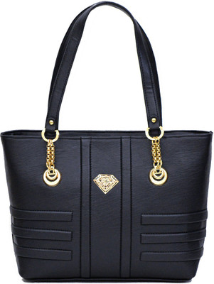 

AGINOS Hand-held Bag(Black)