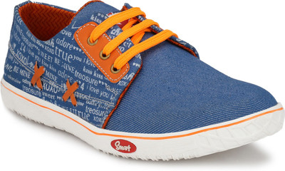 

Eego Italy Premium Canvas Shoes For Men(Blue