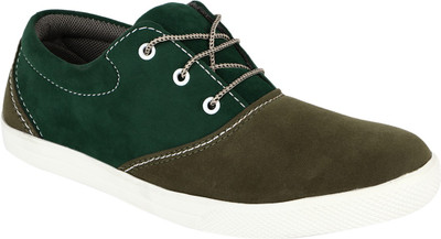 

Quarks Dual Color Casual Derby Casual Shoes For Men(Green