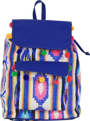 

Strutt Canvas Leatherette Backpack 20 L Backpack(Multicolor), Dark blue
