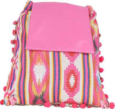 

Strutt Canvas Leatherette Backpack 20 L Backpack(Multicolor), Pink