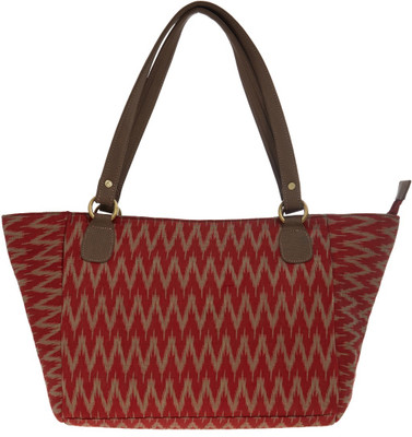 

TARUSA Stylish Tote Shoulder Bag(Red, 5 inch)