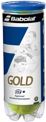 

Babolat GOLD PET X 3 Tennis Ball(Pack of 3, Yellow)