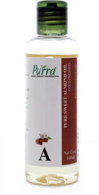 

Purra Cold Pressed Sweet Almond Carrier Oil For Hair & Skin-100 ML(100 ml)