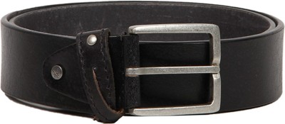 

Flying Machine Men Casual Black Genuine Leather Belt