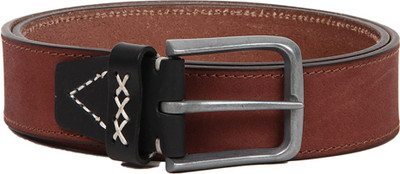 

Flying Machine Men Casual Brown Genuine Leather Belt