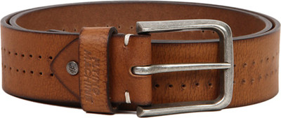 

Flying Machine Men Casual Brown Genuine Leather Belt